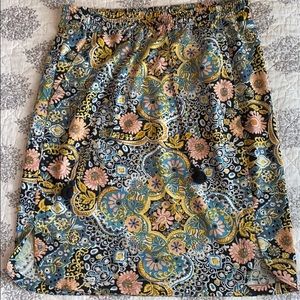 LOFT 🌼 floral drawstring skirt 🌼